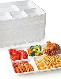 5-Compartment School Lunch Tray