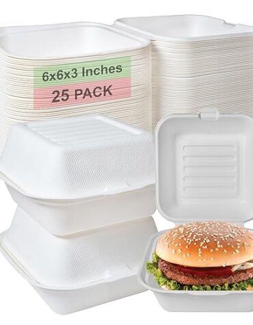 6 x 6 inch Burger Box